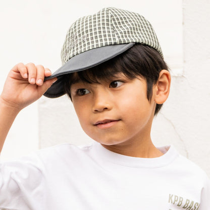 格紋標誌棒球帽