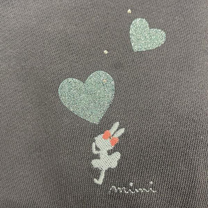 KP 仿皮草帶耳朵連帽連衣裙（90）