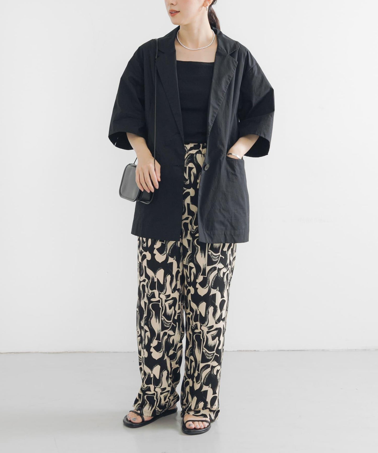 棉質五分袖夾克