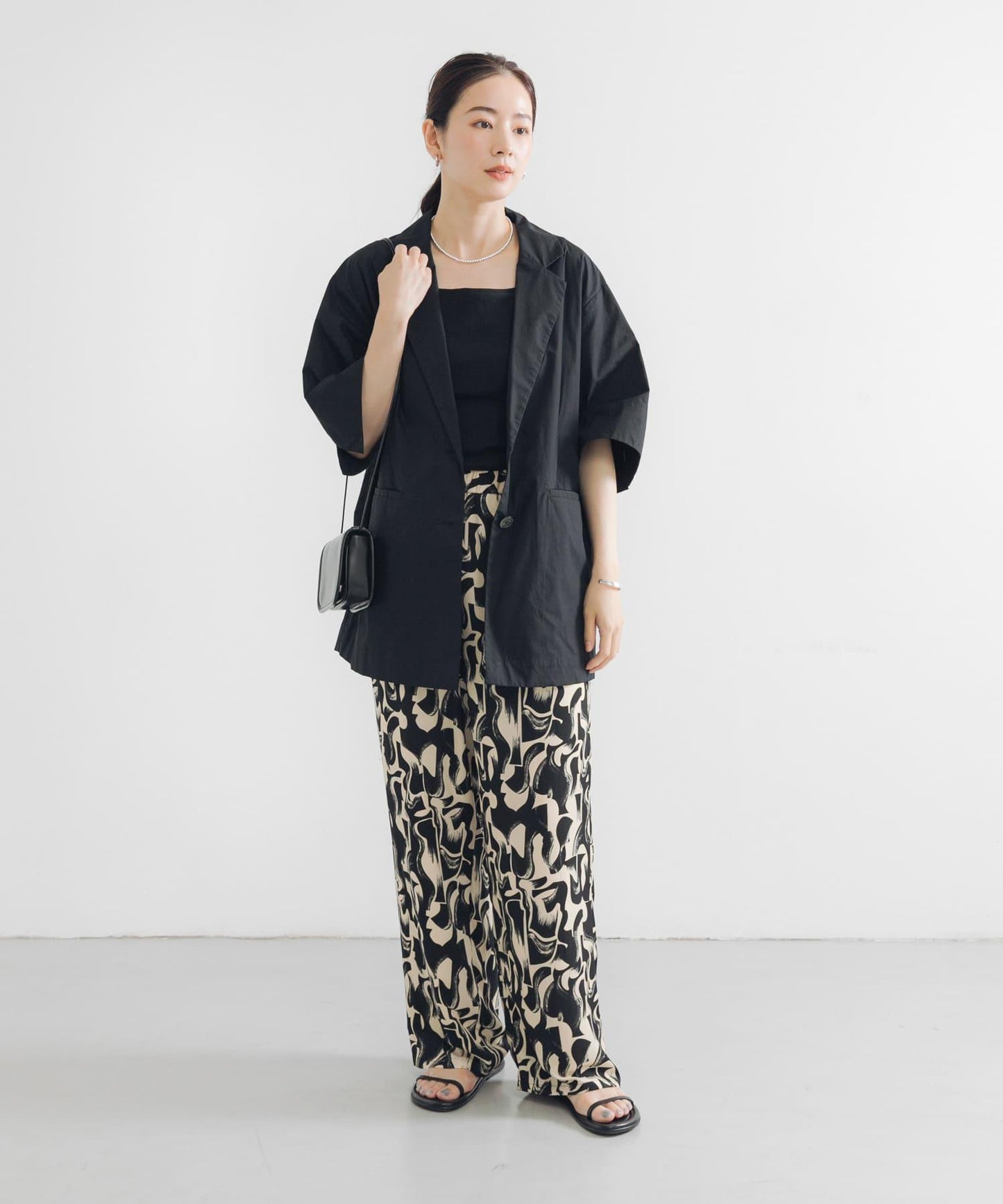 棉質五分袖夾克