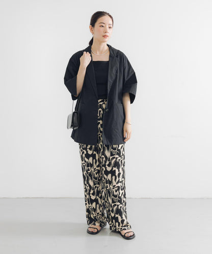 棉質五分袖夾克