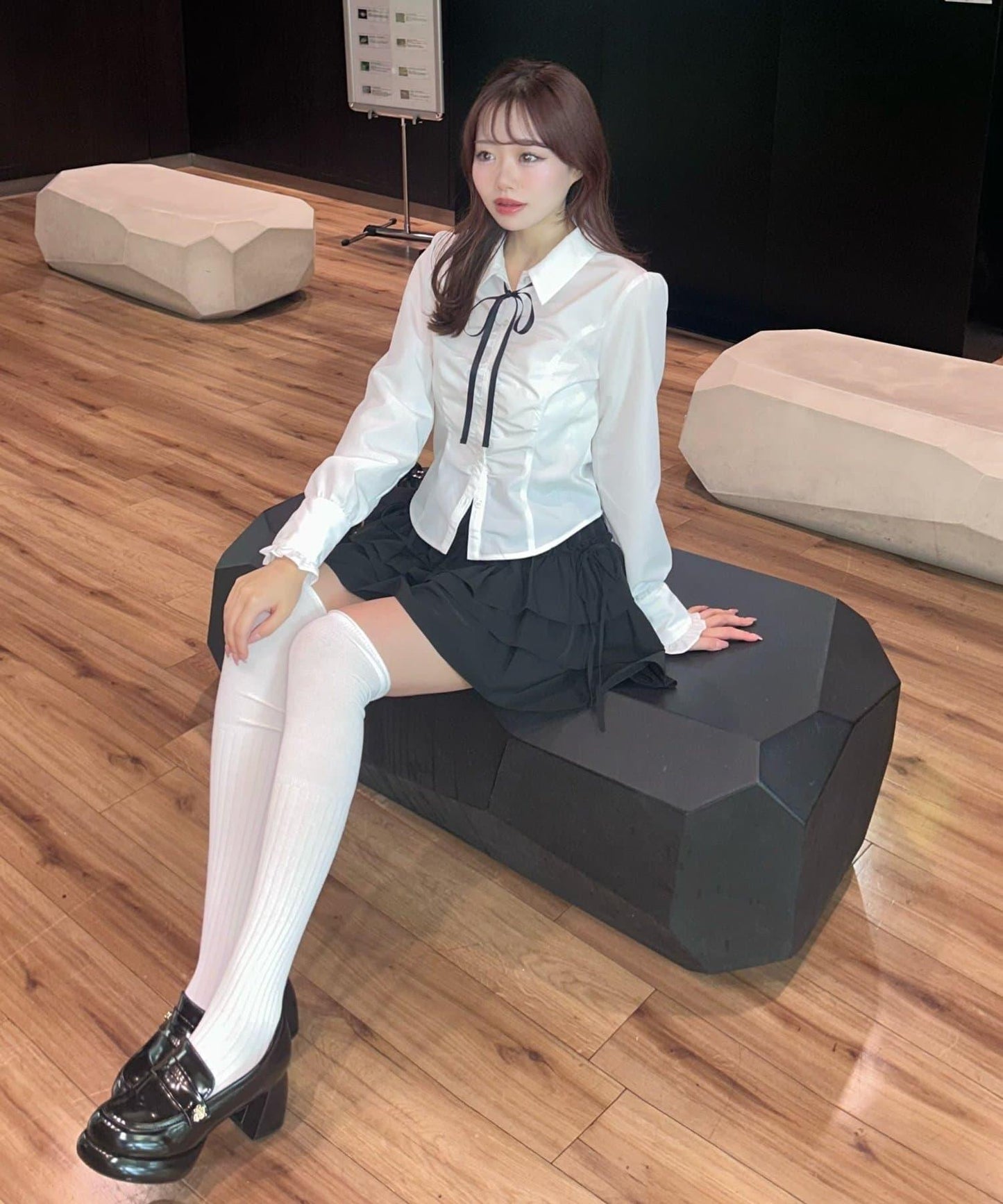 蝴蝶結襯衫