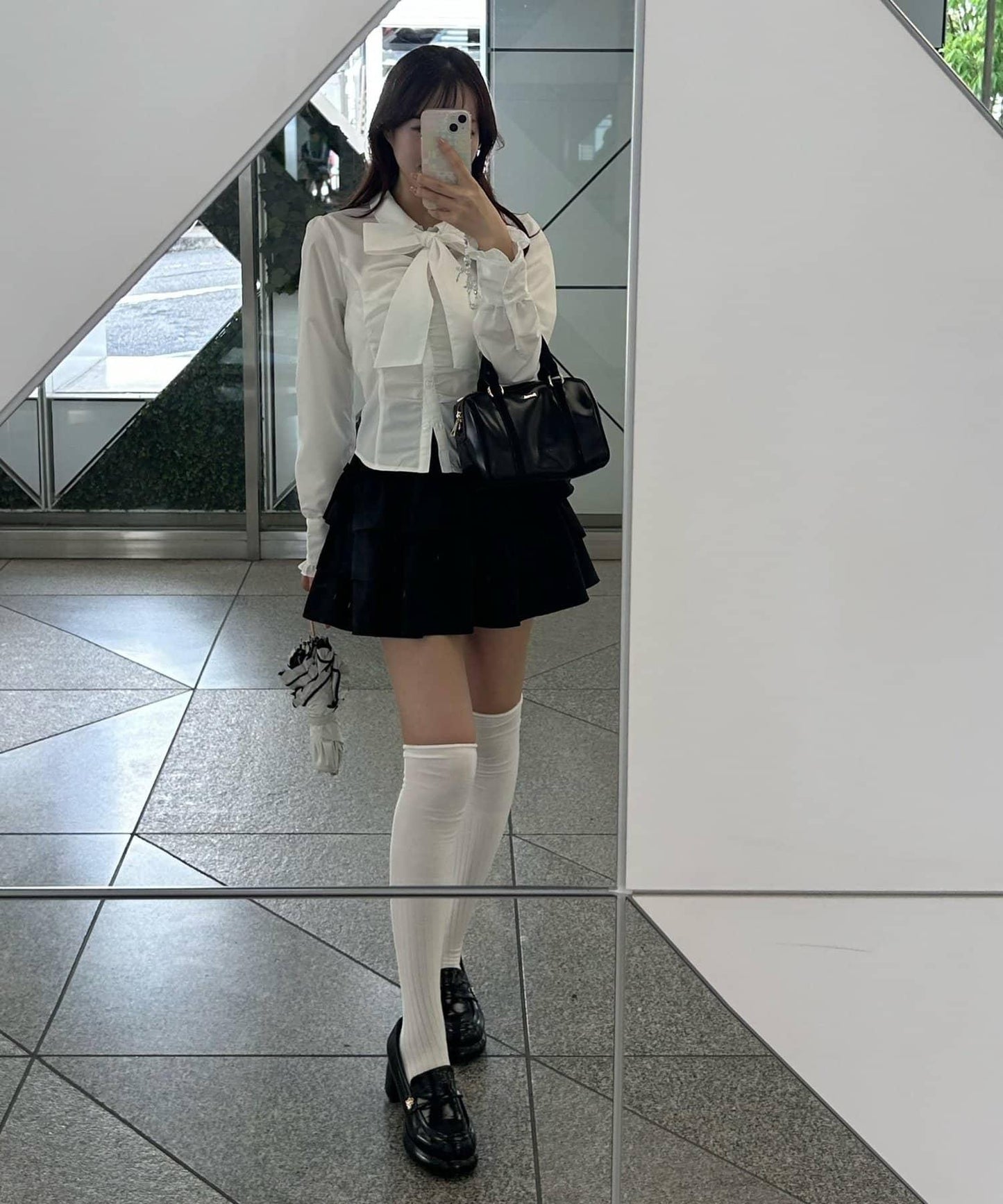 蝴蝶結襯衫
