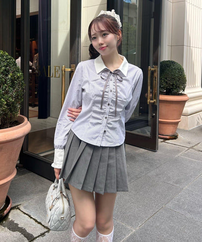 蝴蝶結襯衫