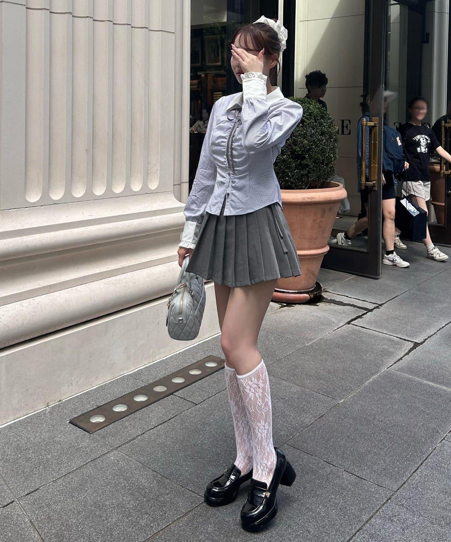 蝴蝶結襯衫