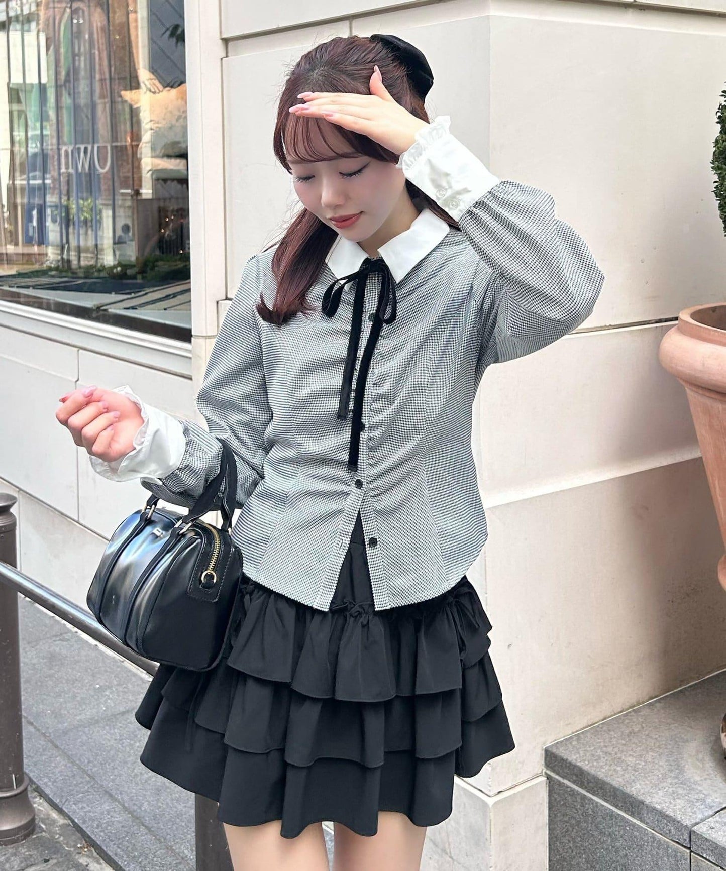 蝴蝶結襯衫