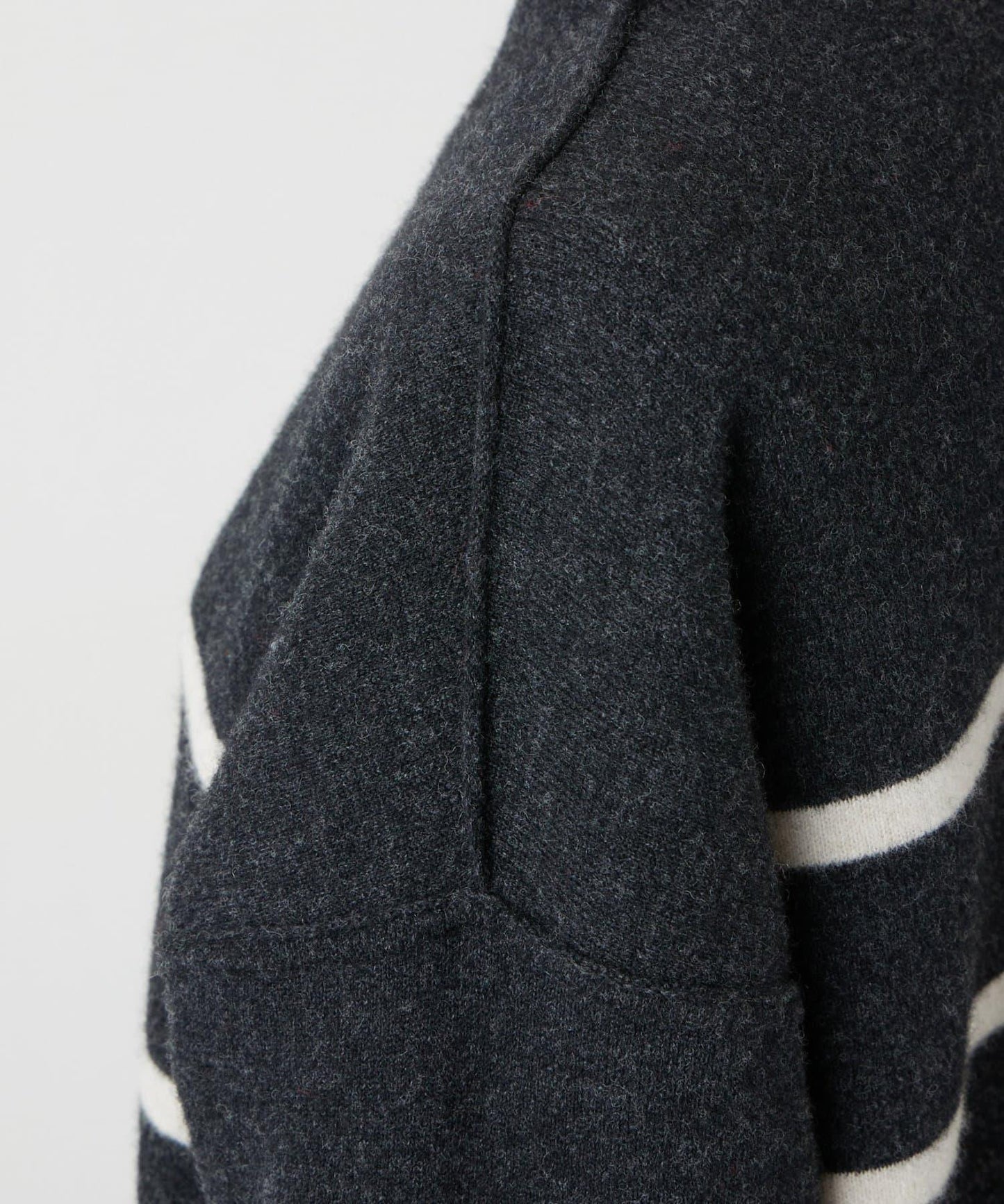 羊毛絨可逆束腰長款襯衫