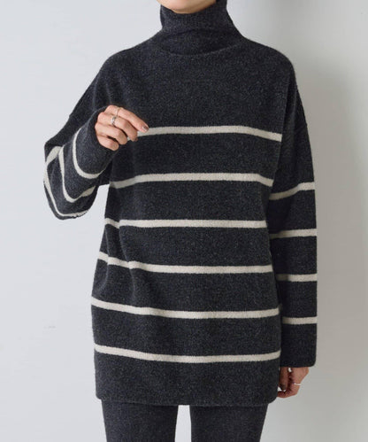 羊毛絨可逆束腰長款襯衫