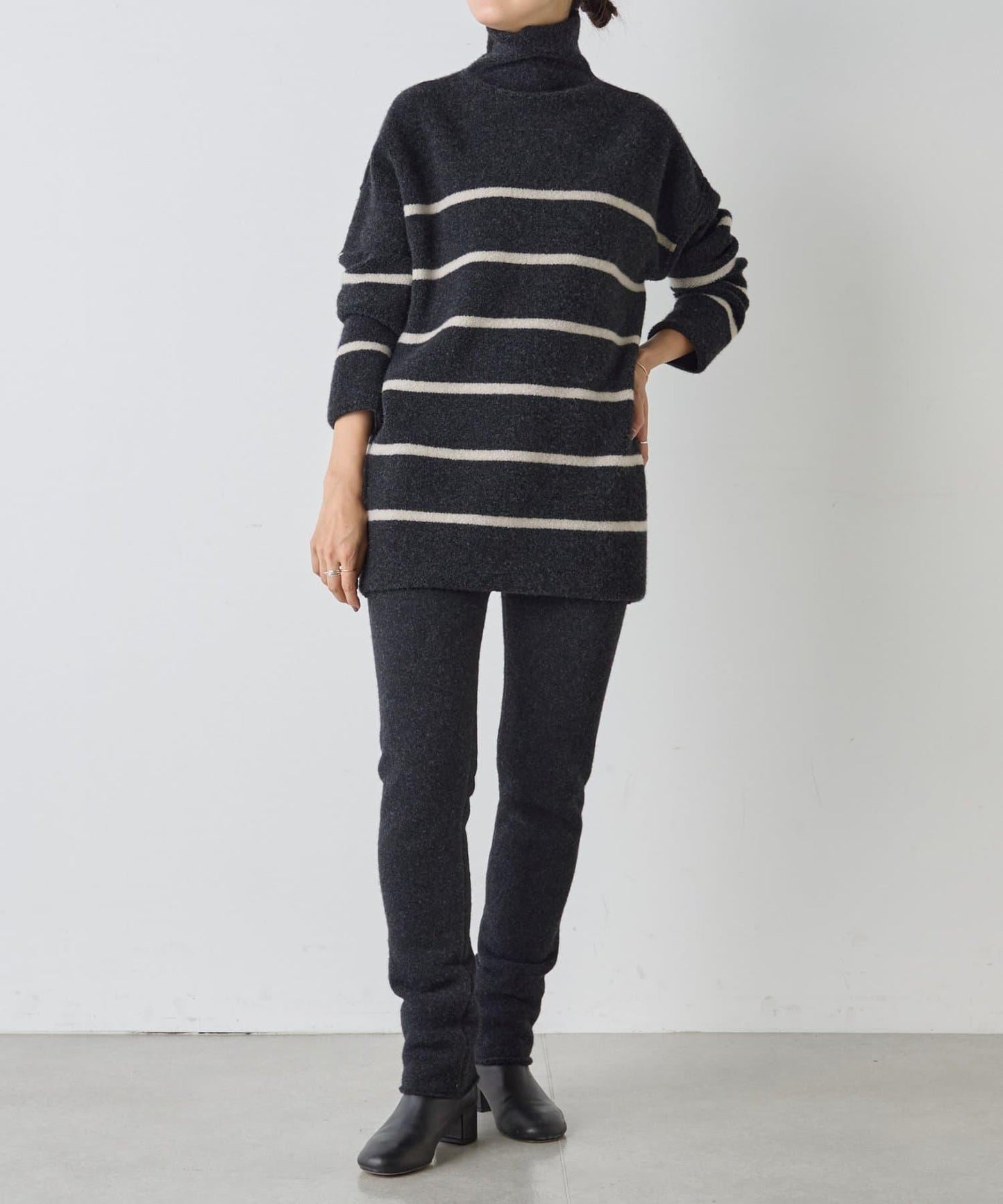 《15 quinze》抓絨針織長褲