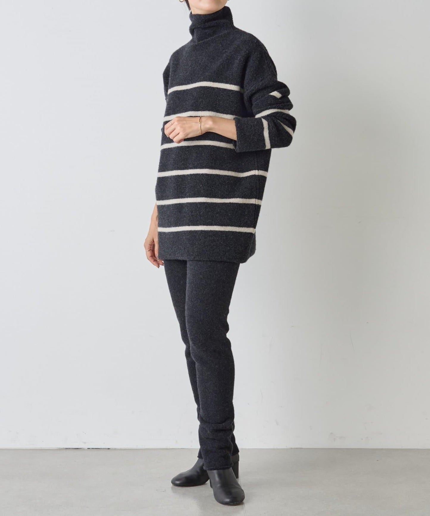 《15 quinze》抓絨針織長褲