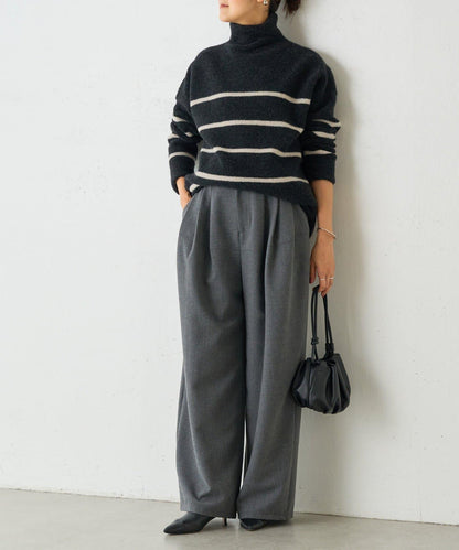 羊毛絨可逆束腰長款襯衫