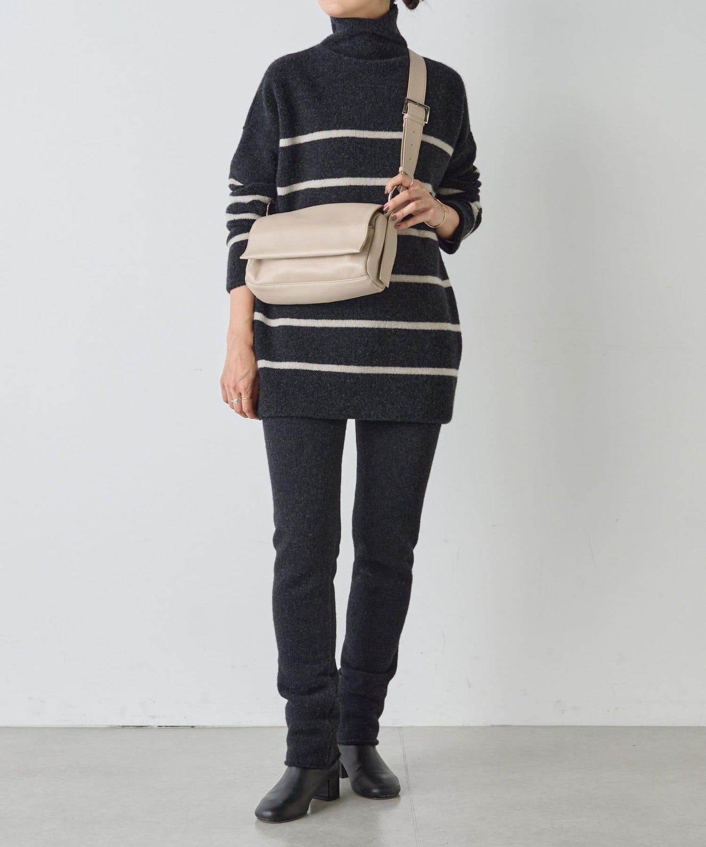 《15 quinze》抓絨針織長褲