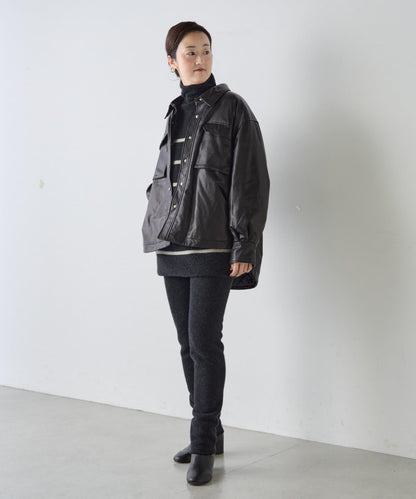 《15 quinze》抓絨針織長褲