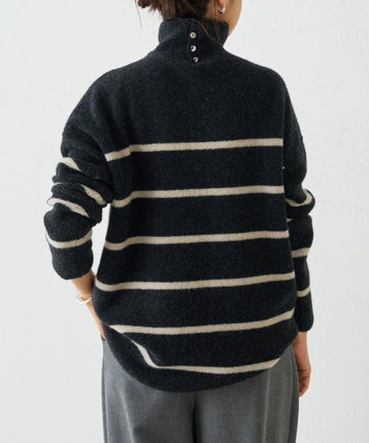 羊毛絨可逆束腰長款襯衫