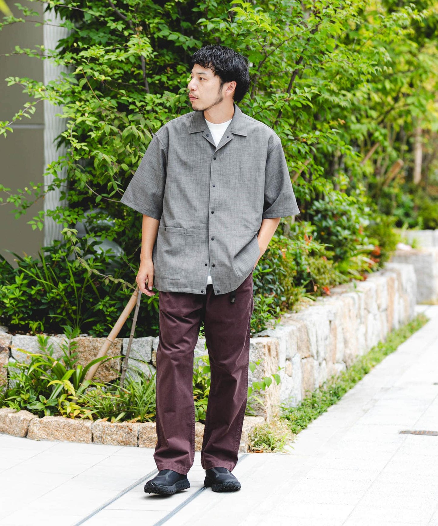 吸水速幹/防紫外線/UR TECH 高捻短袖襯衫