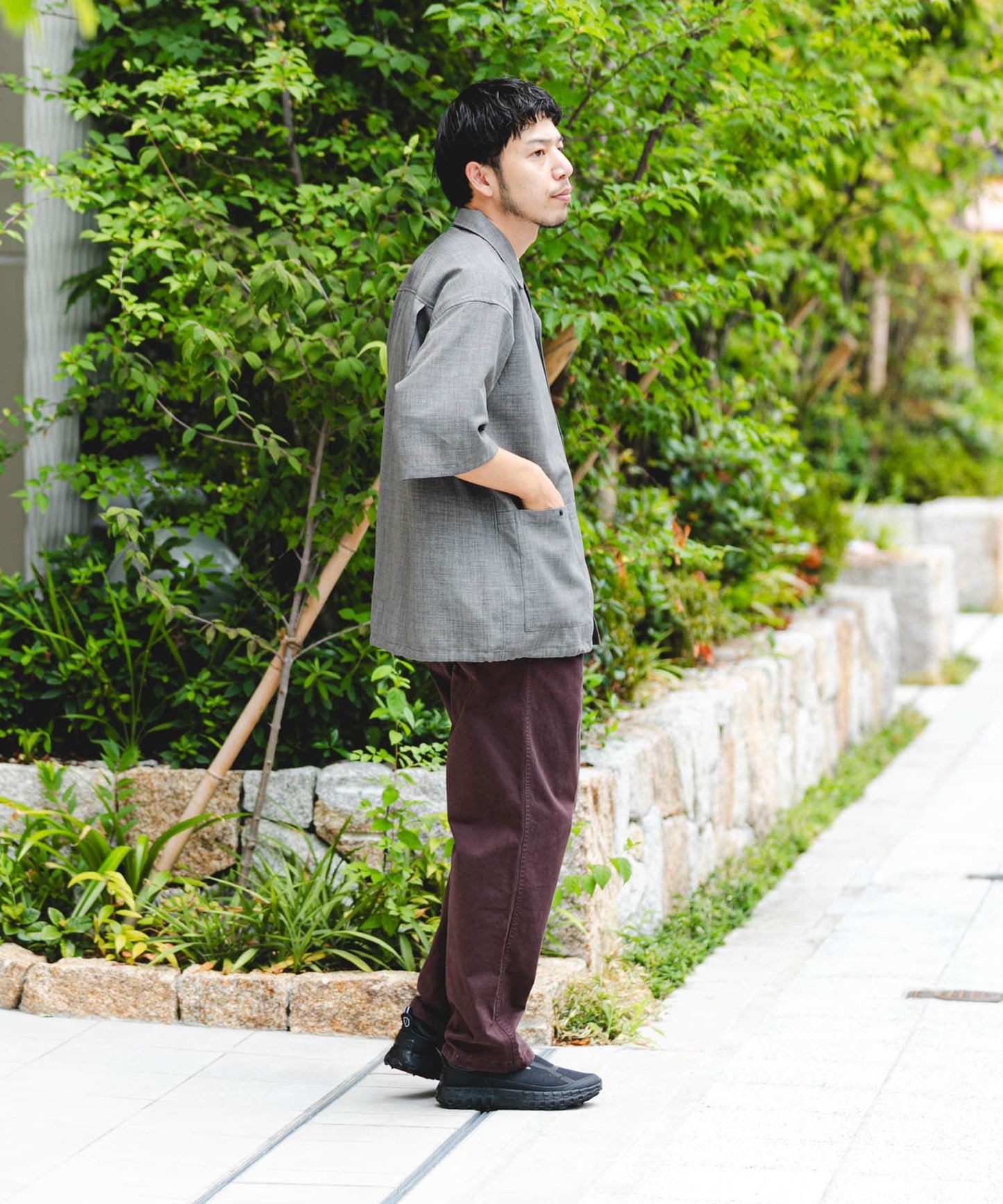 吸水速幹/防紫外線/UR TECH 高捻短袖襯衫