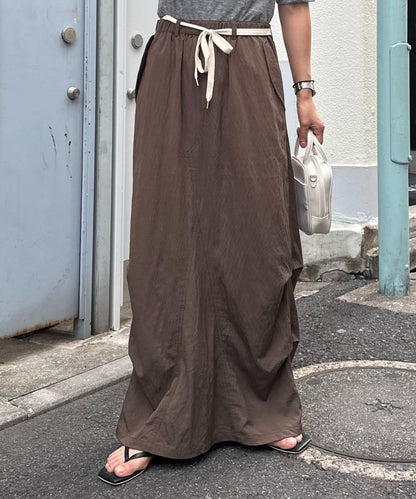 光澤尼龍復古風軍裝裙