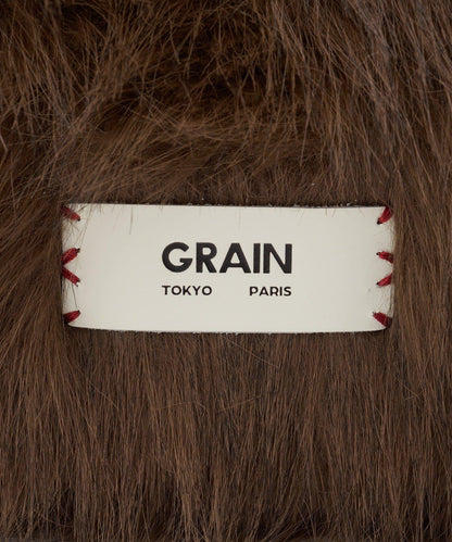 【GRAIN/穀物】2WAY仿毛手提包