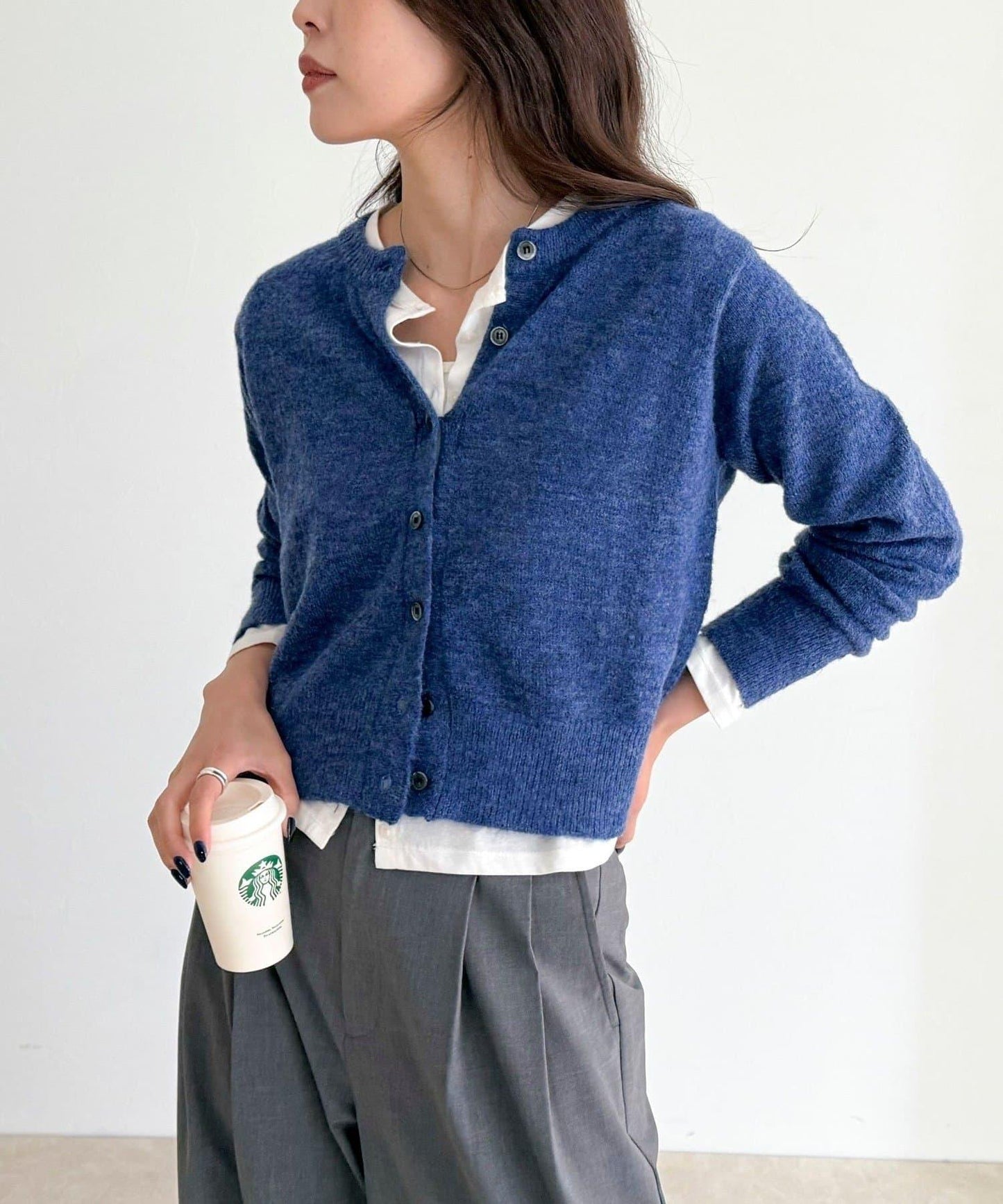 【@sora_522m企畫】羊毛混紡針織開衫