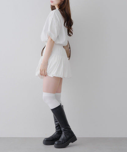 亮片花朵刺繡寬鬆T恤