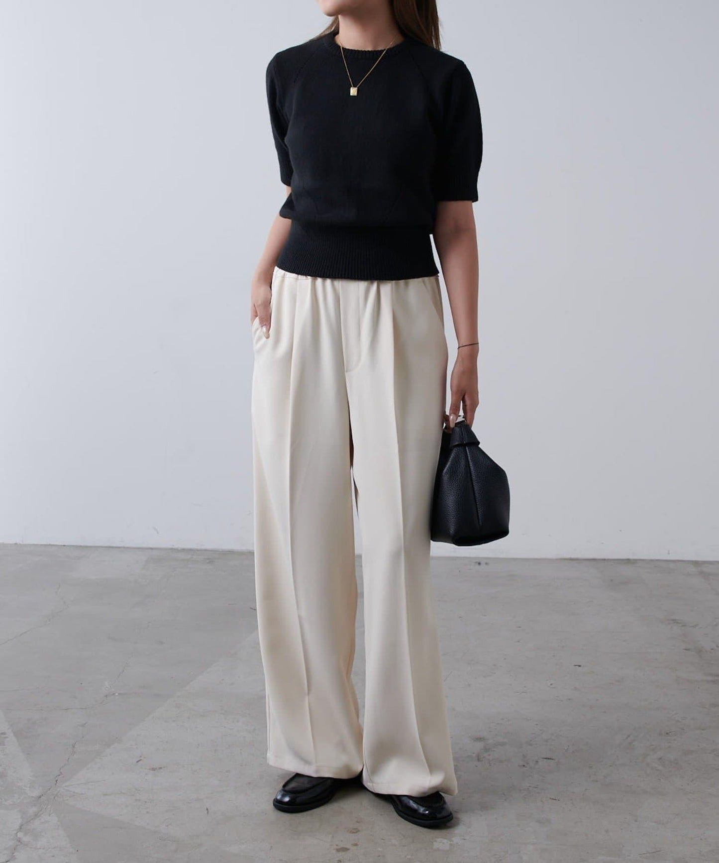 絲滑休閒西裝褲