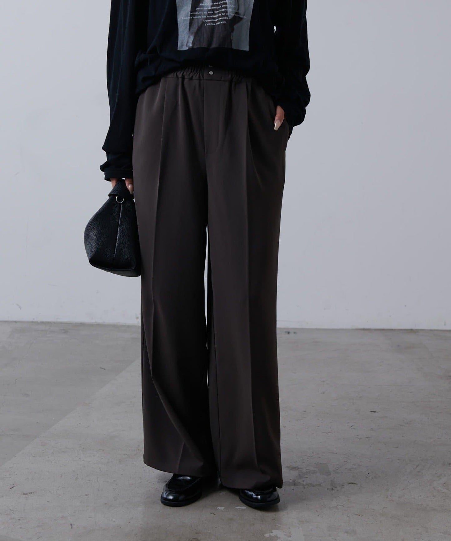 絲滑休閒西裝褲