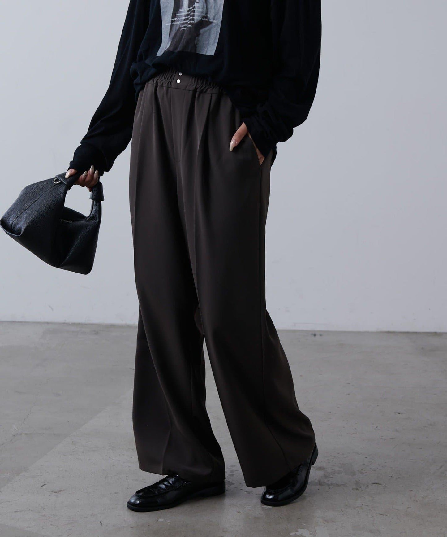 絲滑休閒西裝褲