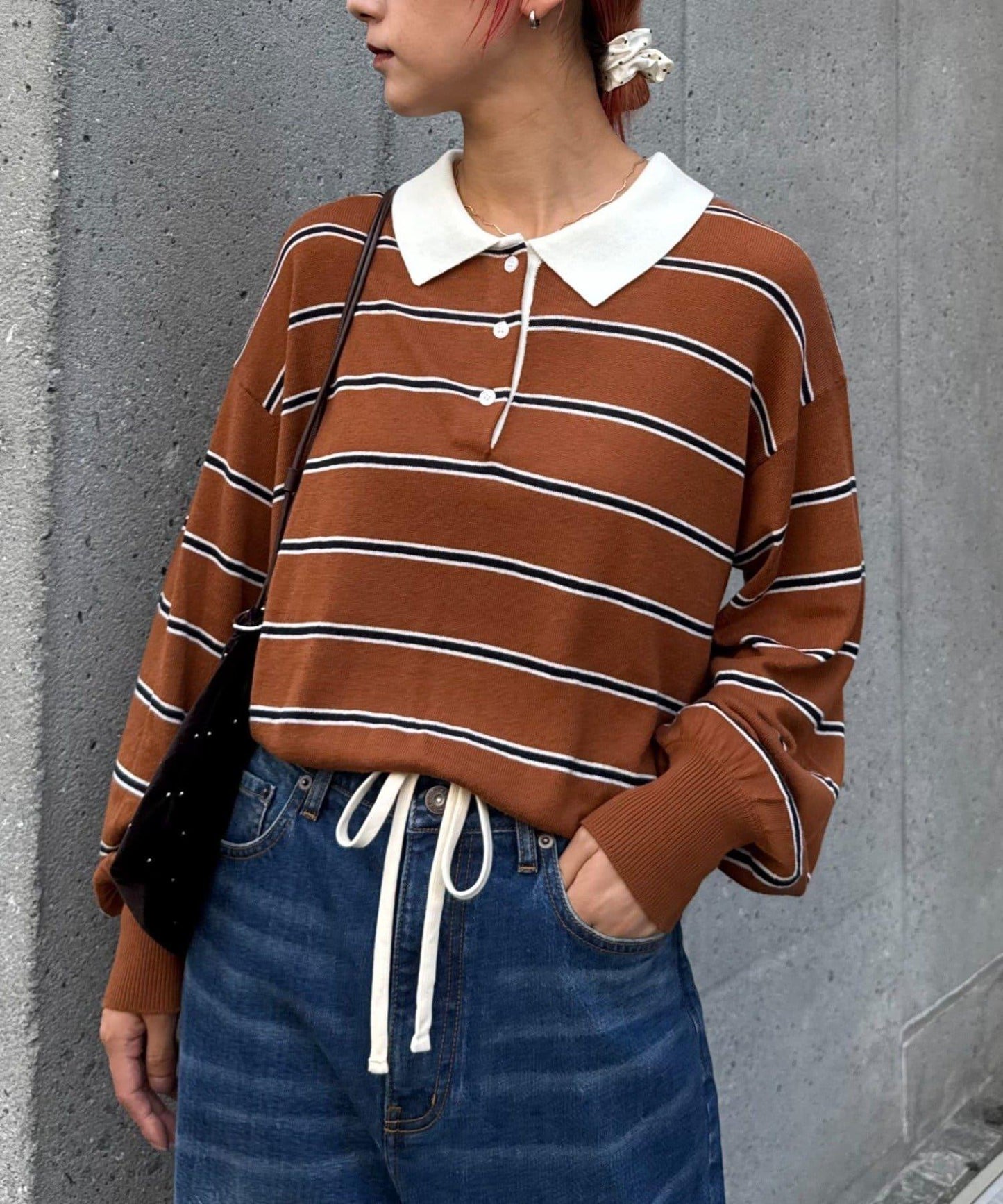 【willow】透視針織套頭衫