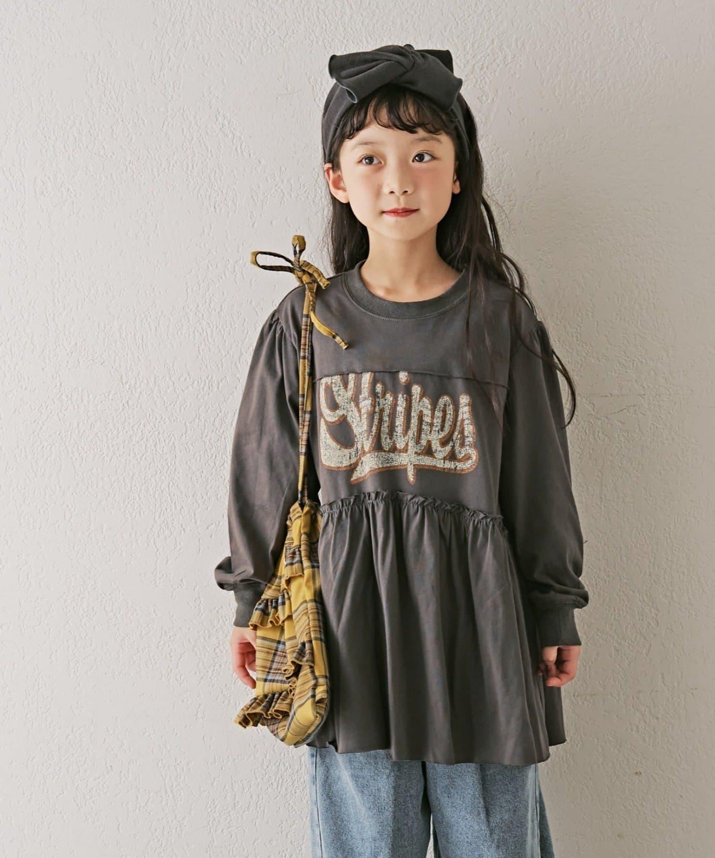 【KIDS】多功能荷葉邊抽繩揹包