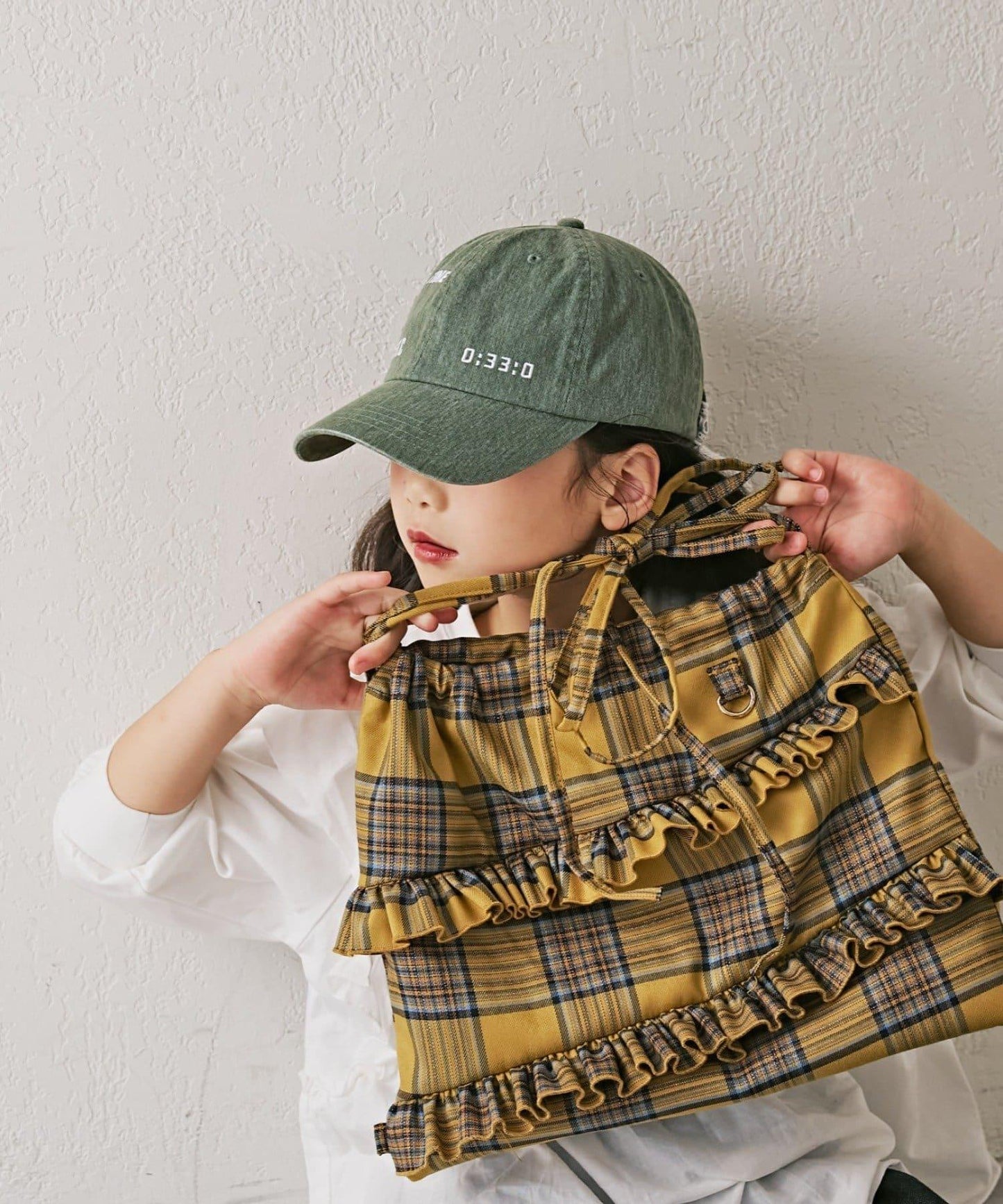 【KIDS】多功能荷葉邊抽繩揹包