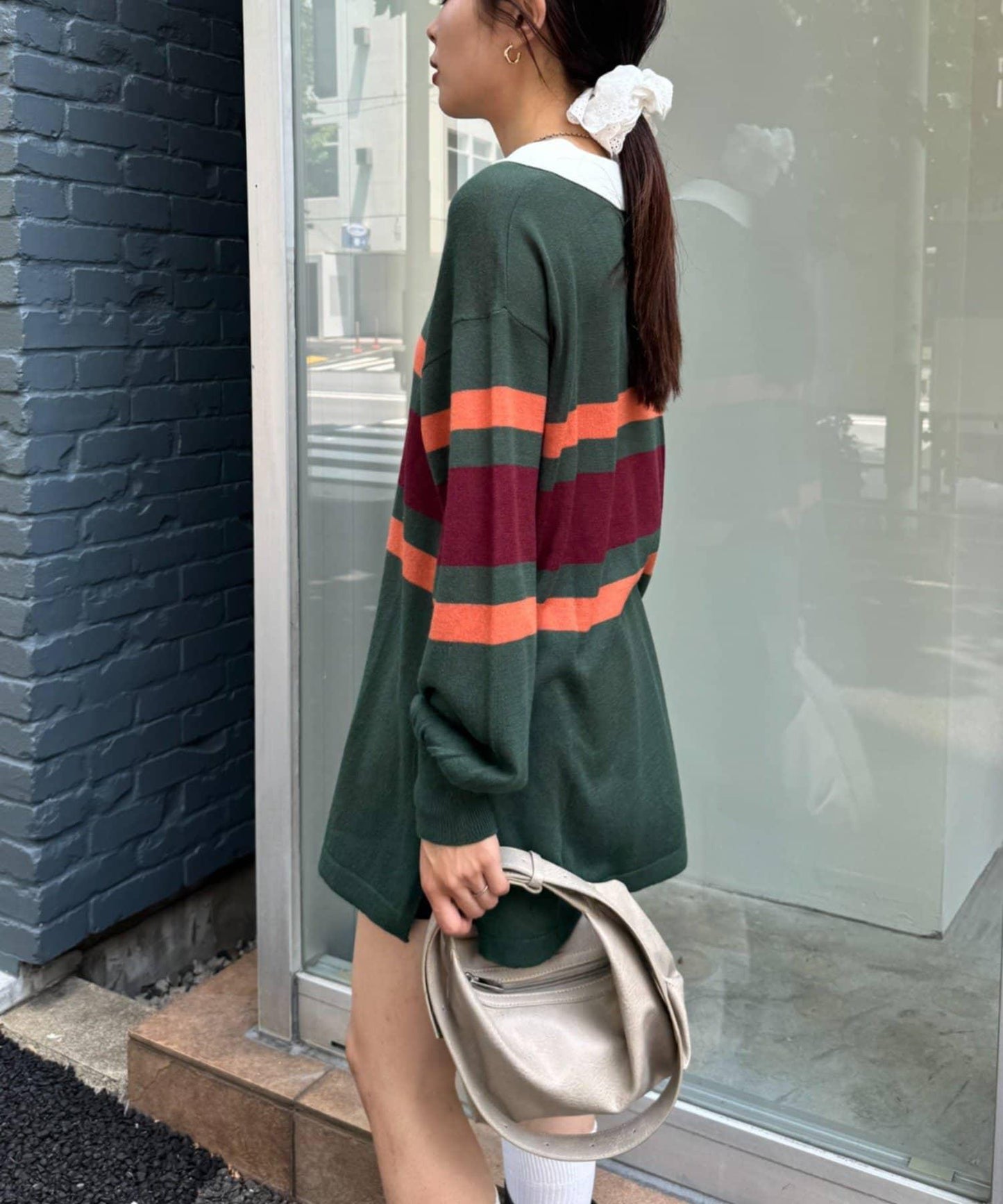 【willow】透視針織套頭衫