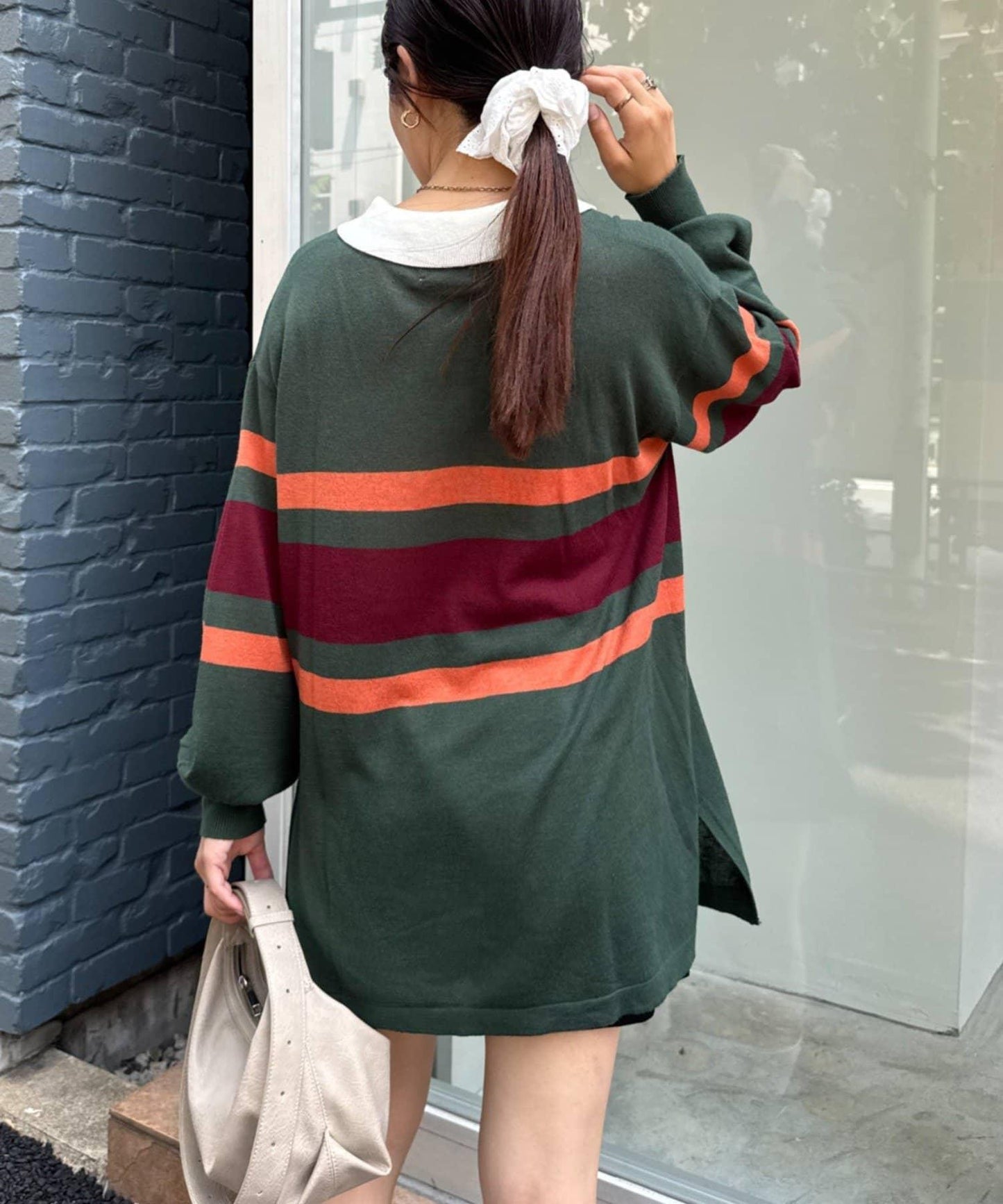 【willow】透視針織套頭衫