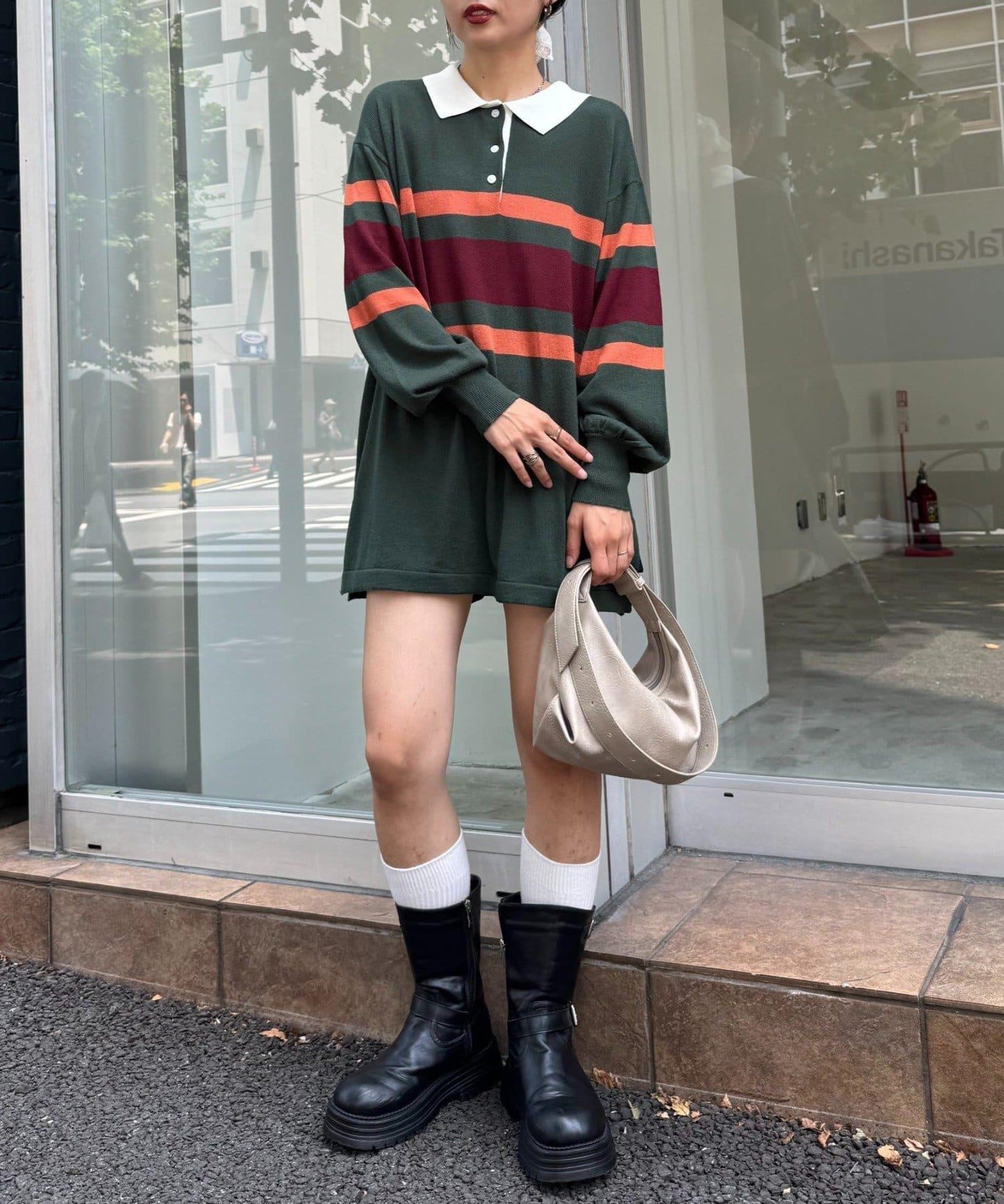 【willow】透視針織套頭衫