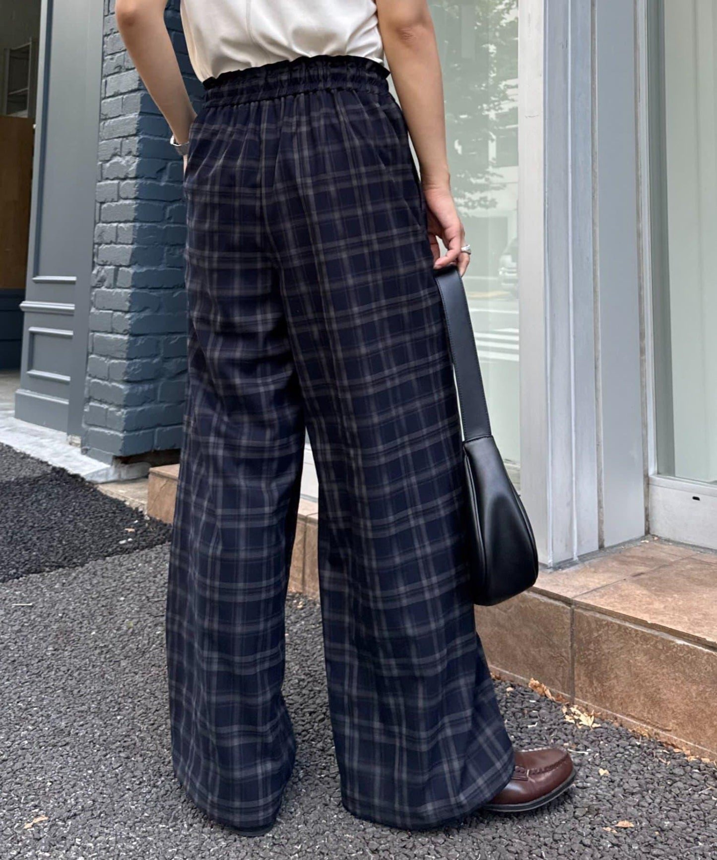 【willow】格紋休閒褲