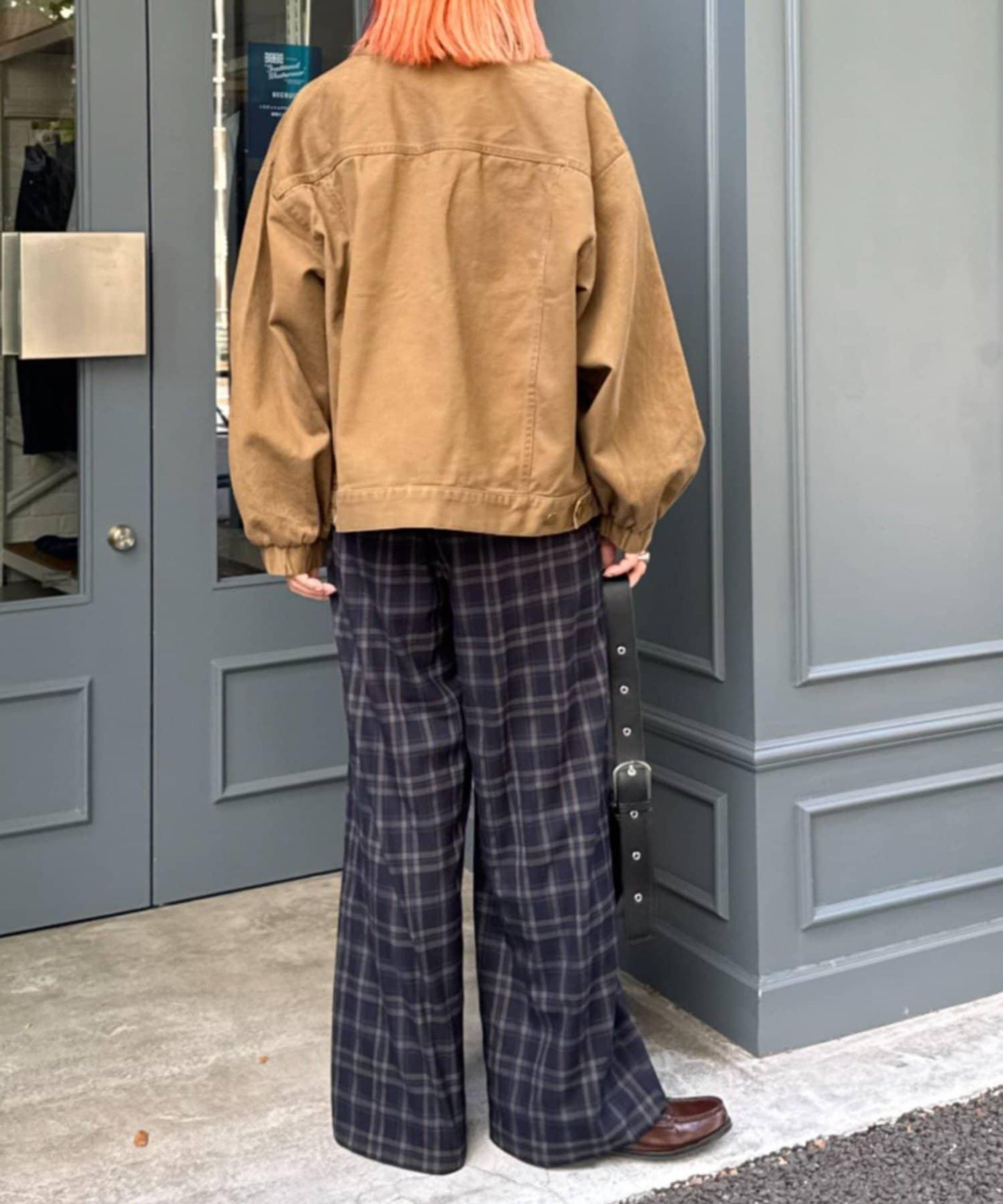 【willow】格紋休閒褲