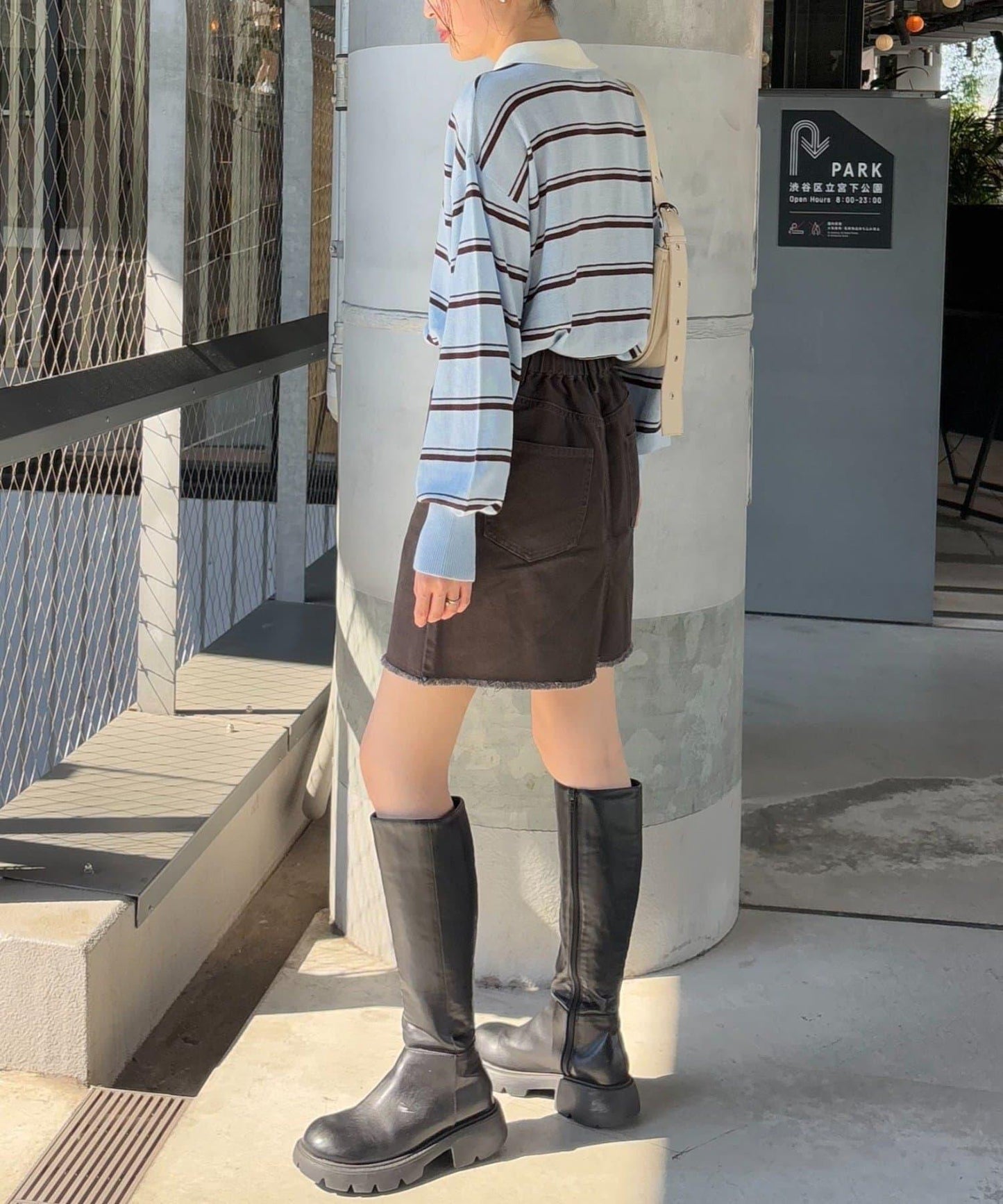 【willow】透視針織套頭衫