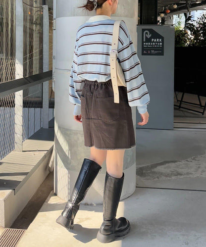 【willow】透視針織套頭衫