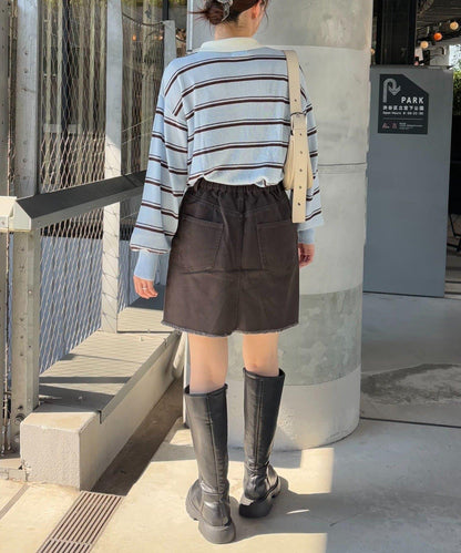 【willow】透視針織套頭衫