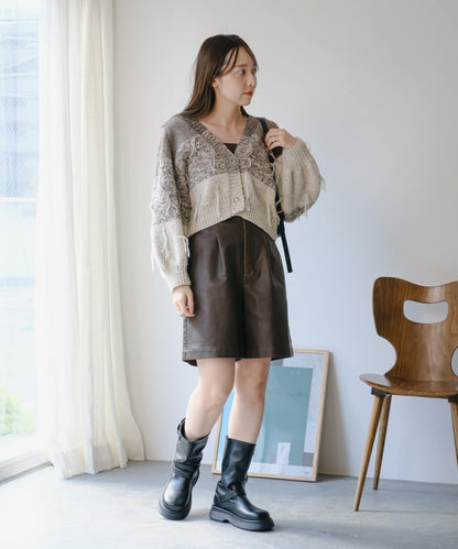 【Kastane】流蘇手工編織開衫