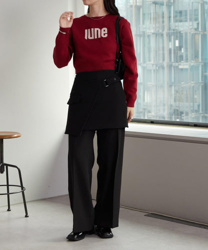 【mystic】裹身腰帶迷你裙褲