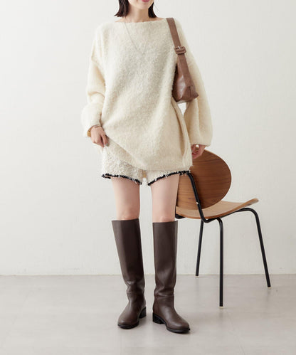 【mystic】亮片針織長褲