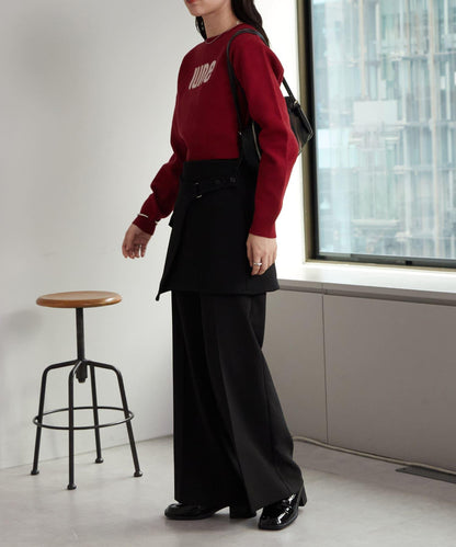 【mystic】裹身腰帶迷你裙褲