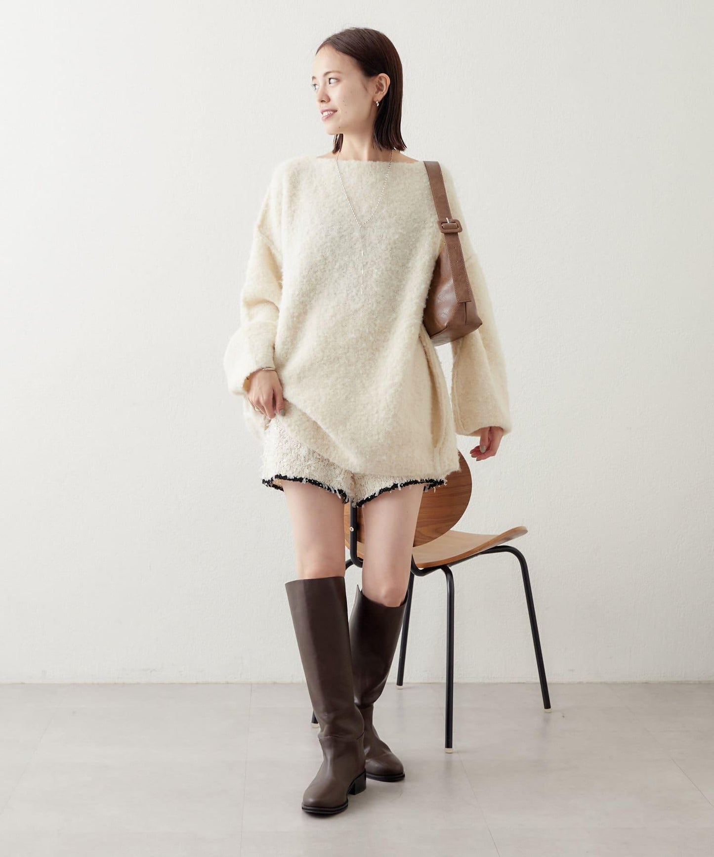 【mystic】亮片針織長褲