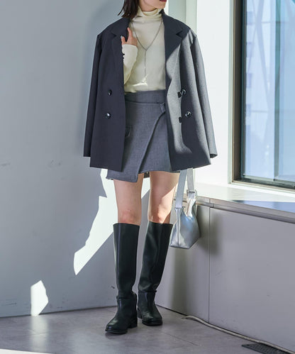 【mystic】裹身腰帶迷你裙褲