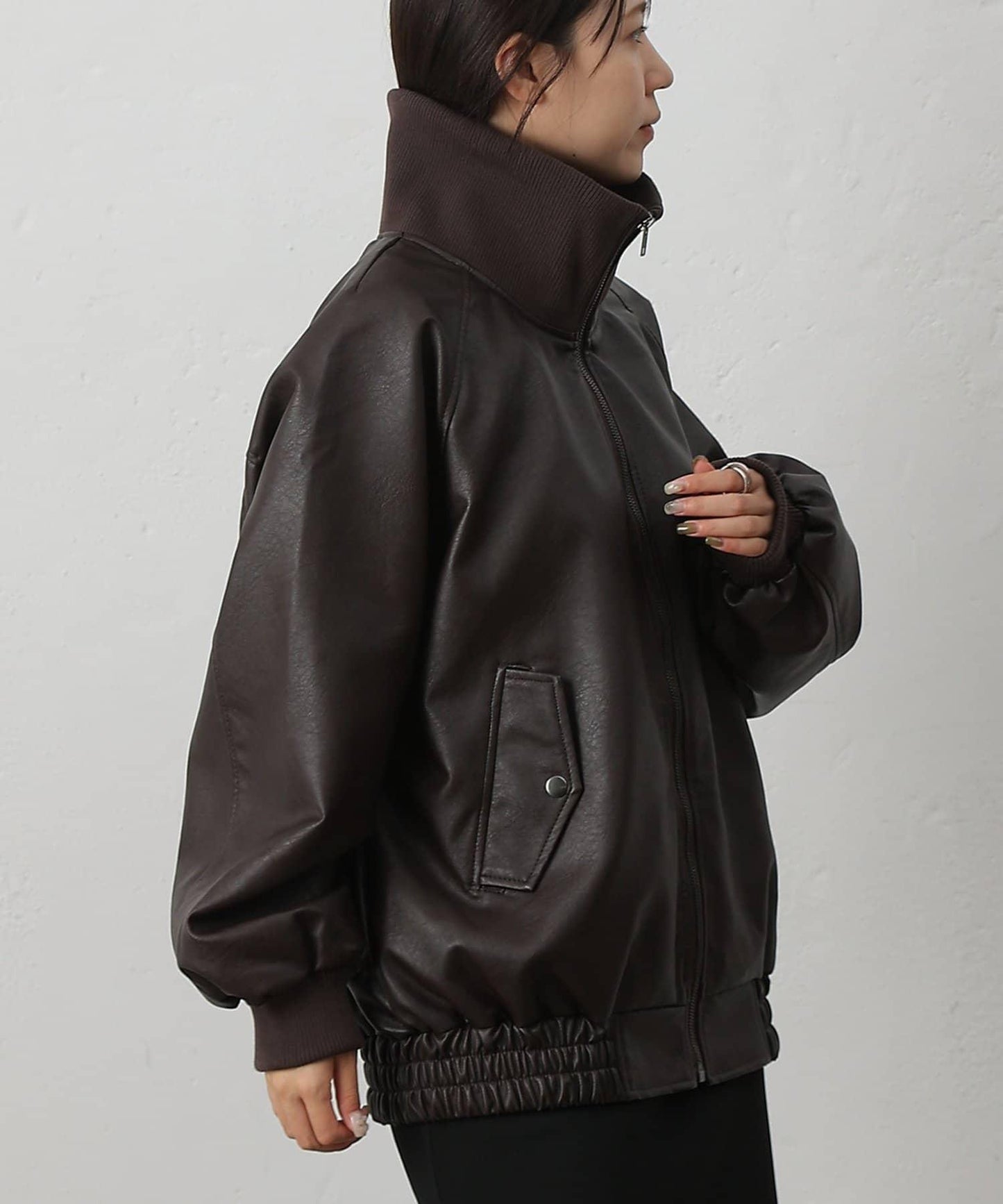 【AW】仿皮MA-1夾克