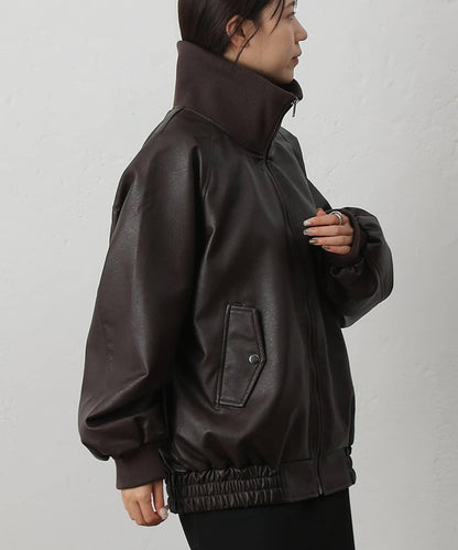 【AW】仿皮MA-1夾克