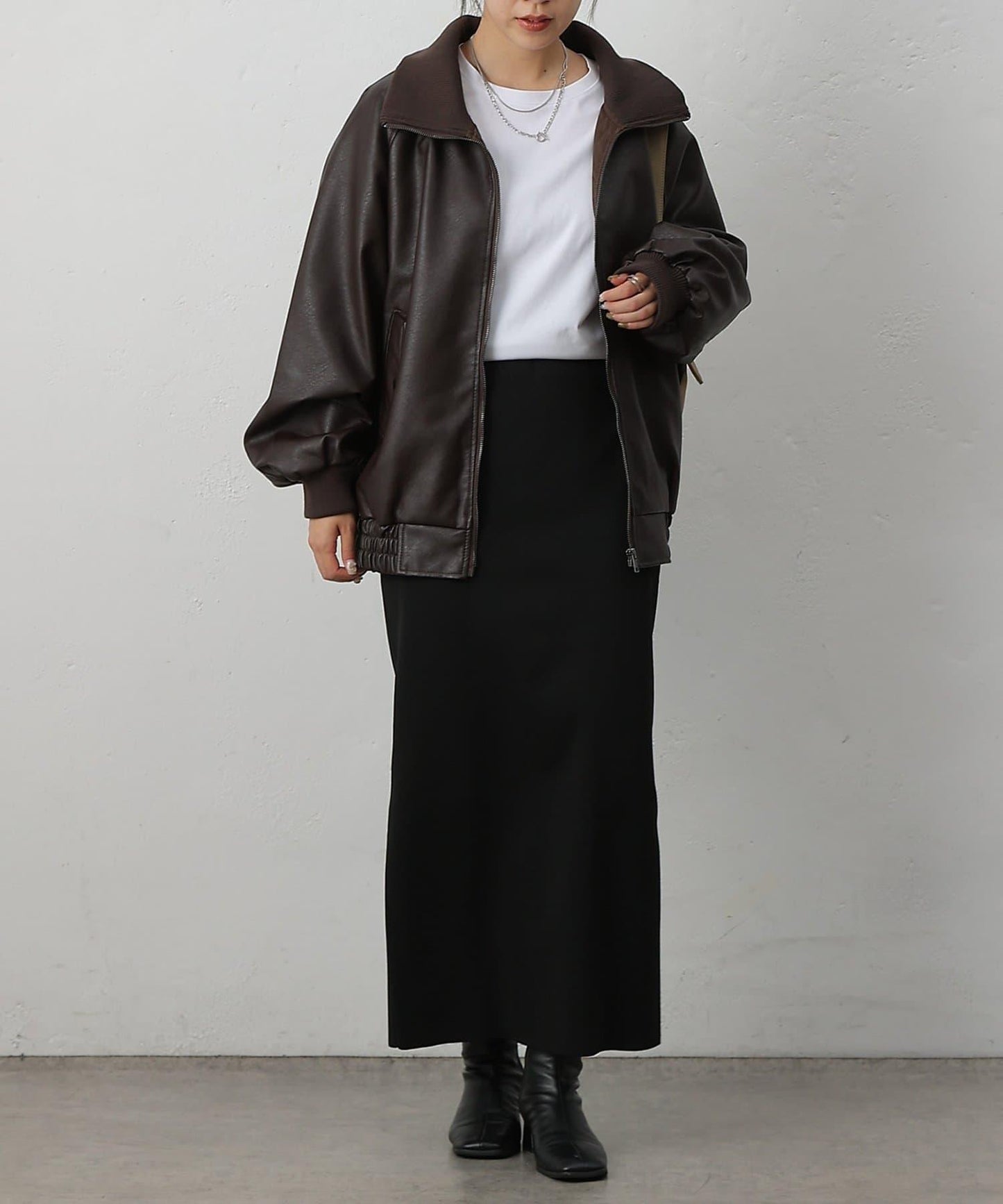 【AW】仿皮MA-1夾克