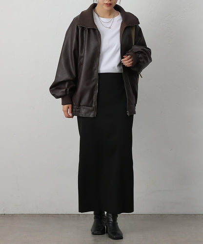 【AW】仿皮MA-1夾克