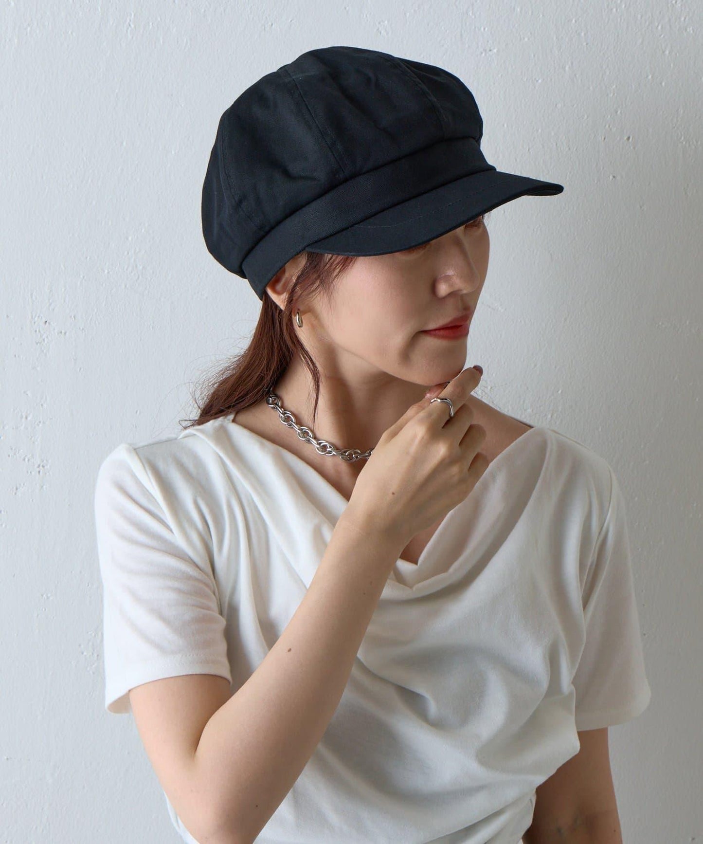 【AW】斜紋布畫家帽