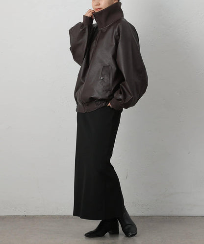 【AW】仿皮MA-1夾克